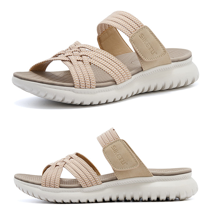 Strappy Wedge Sandals - Elegant Beach Shoes - beach sandals elegant sandals strappy sandals