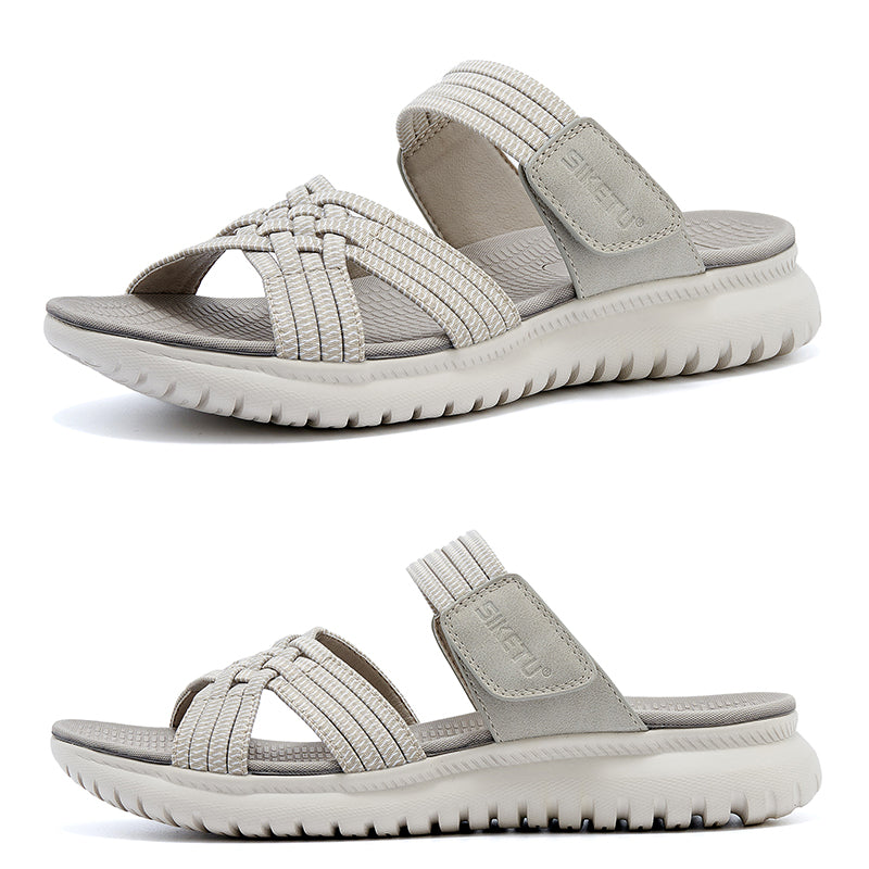 Strappy Wedge Sandals - Elegant Beach Shoes - beach sandals elegant sandals strappy sandals