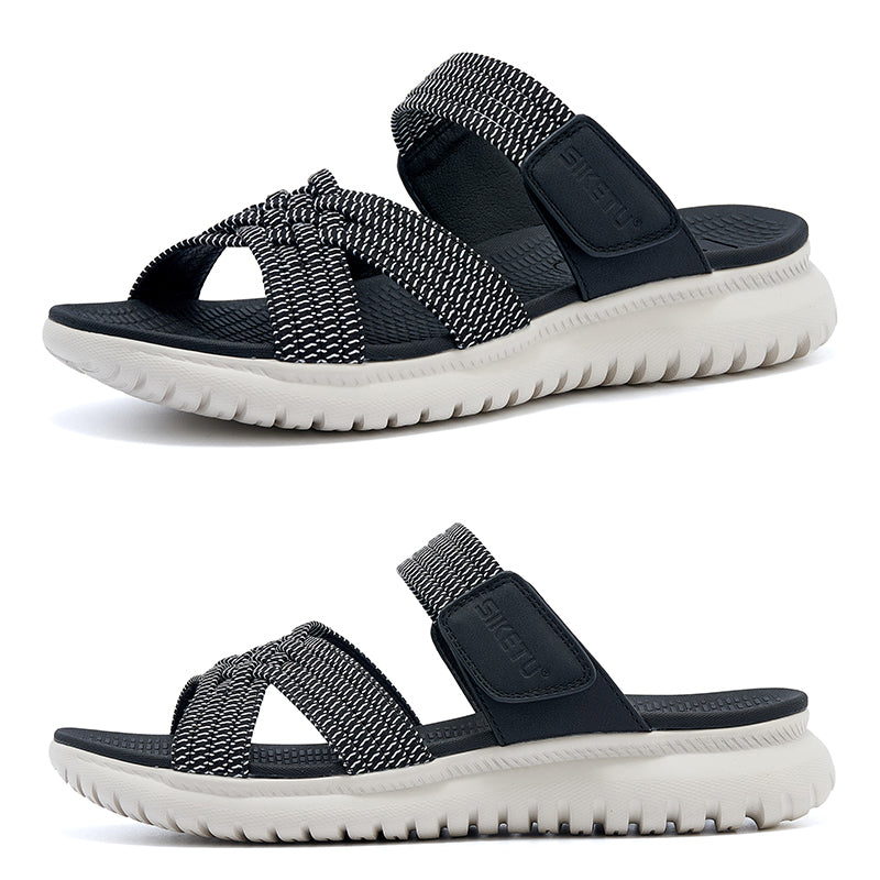 Strappy Wedge Sandals - Elegant Beach Shoes - beach sandals elegant sandals strappy sandals