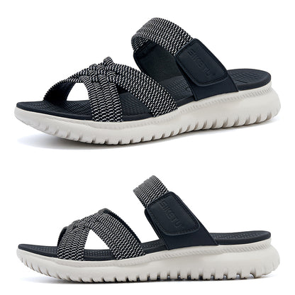 Strappy Wedge Sandals - Elegant Beach Shoes - beach sandals elegant sandals strappy sandals