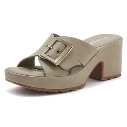 Wedge Heel Sandals - Dressy Platform Shoes - dressy sandals heel sandals platform sandals