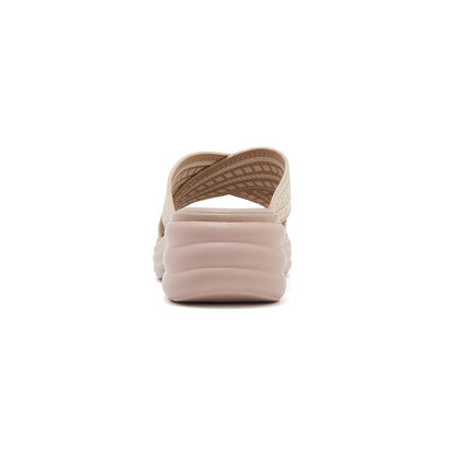 Platform Slide Sandals - Comfortable Summer Shoes - platform sandals platform slides slide sandals