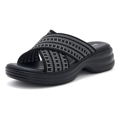 Platform Slide Sandals - Comfortable Summer Shoes - platform sandals platform slides slide sandals