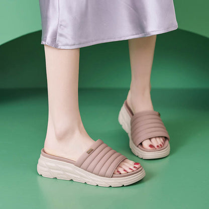 Platform Wedge Sandals - Comfortable Summer Shoes - platform sandals platform wedge summer sandals for women