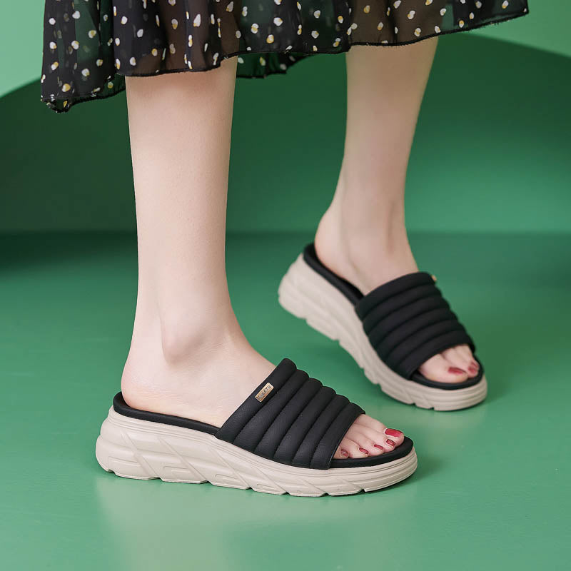 Platform Wedge Sandals - Comfortable Summer Shoes - platform sandals platform wedge summer sandals for women
