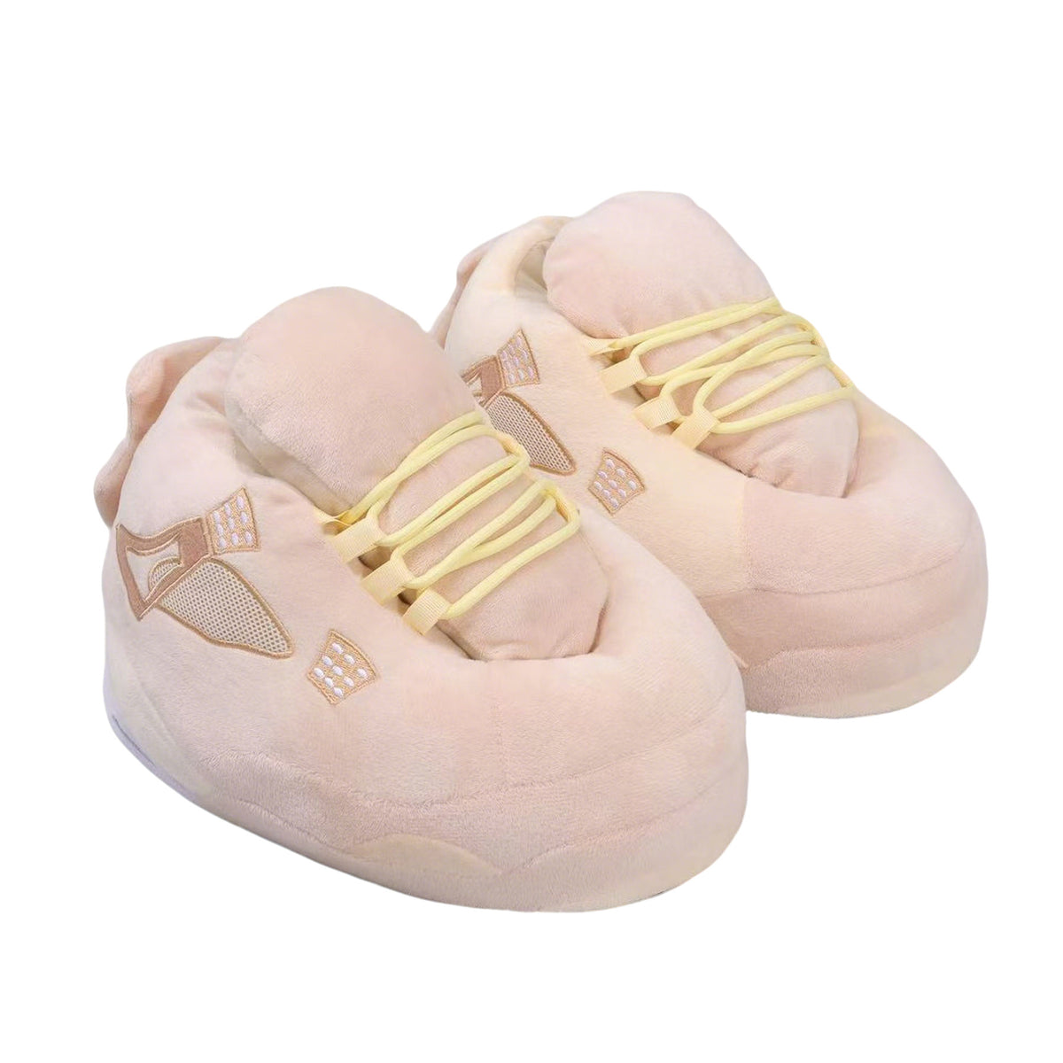 Champagne Sneaker Slippers for Women Men - Cozy Novelty Cotton Indoor Shoes - champagne cozy indoor slippers non-slip cute slippers for women