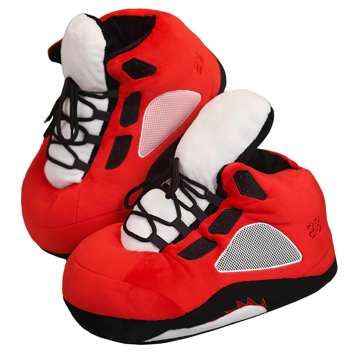 Red Sneaker Slippers V2 for Women Men - Funny Novelty Cozy Indoor House Shoes - animal slippers cozy indoor slippers non-slip cute slippers for women