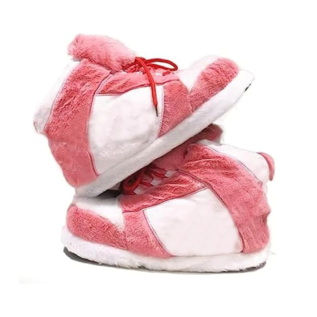 Pink Sneaker Slippers for Women - Cute Funny Novelty Cozy Indoor House Shoes - cozy indoor slippers non-slip cute slippers for women funny slippers